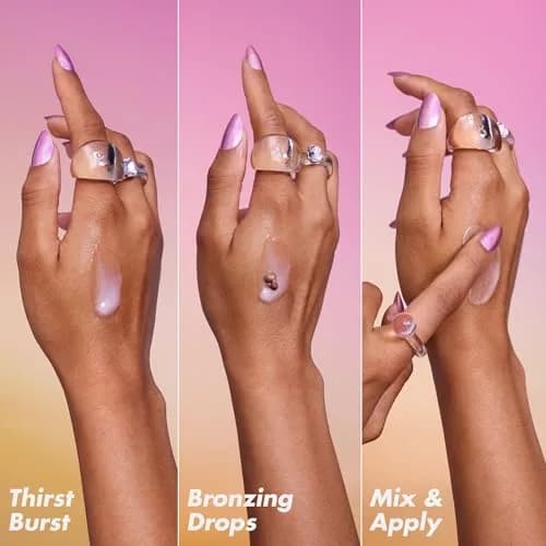 e.l.f. SKIN The Hottest Drops Duo 0.33 Fl Oz (10 ml) | Brightening & Bronzing Serums for Dewy, Sun-Kissed Skin thumbnail 4