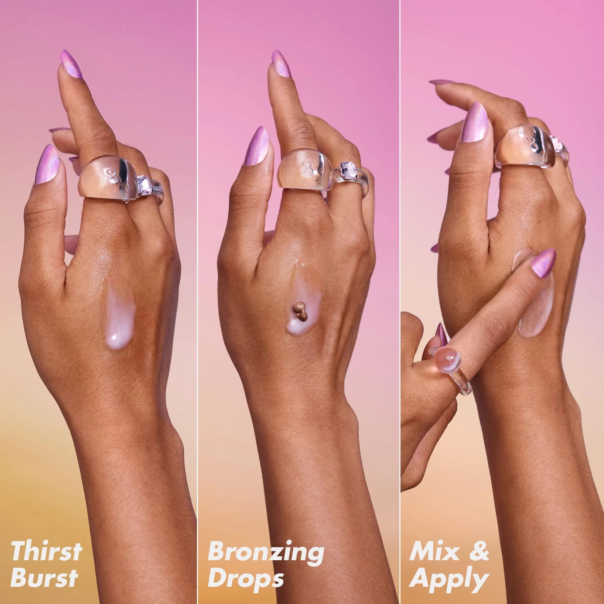 e.l.f. SKIN The Hottest Drops Duo 0.33 Fl Oz (10 ml) | Brightening & Bronzing Serums for Dewy, Sun-Kissed Skin - view 4