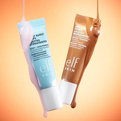 e.l.f. SKIN The Hottest Drops Duo 0.33 Fl Oz (10 ml) | Brightening & Bronzing Serums for Dewy, Sun-Kissed Skin thumbnail 7