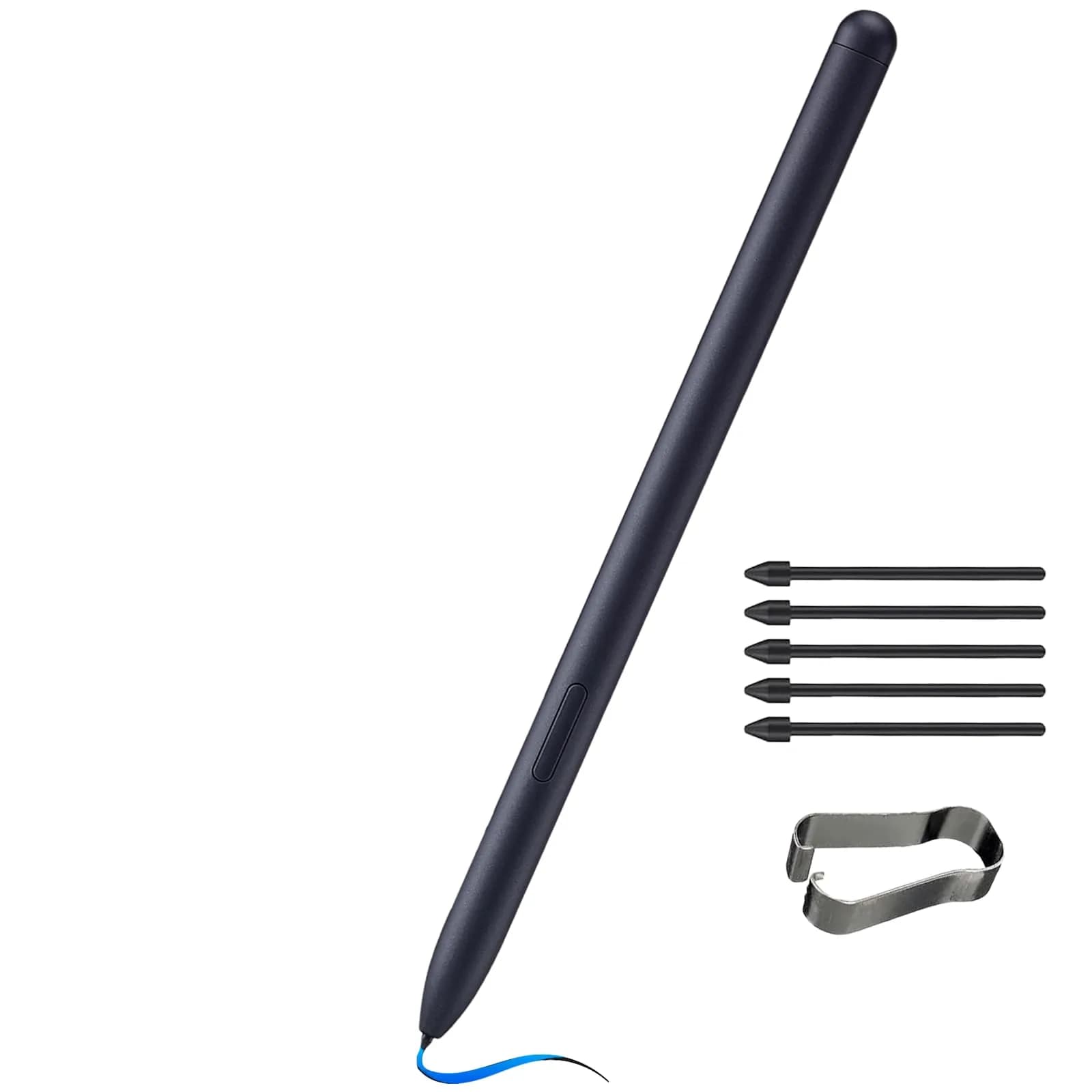 Peixiong Galaxy Book5 360 / Book5 Pro 360 S Pen Replacement | Silver, 4096 Pressure Levels — Black