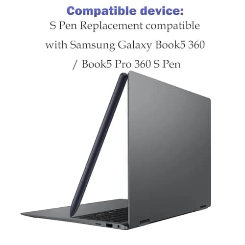 Peixiong Galaxy Book5 360 / Book5 Pro 360 S Pen Replacement Black | High Sensitivity & Replaceable Tips thumbnail 2