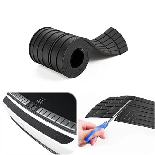 SINGARO Car Rear Bumper Protector 42inch x3.4inch | Rubber Anti-Scratch Exterior Accessory thumbnail 1