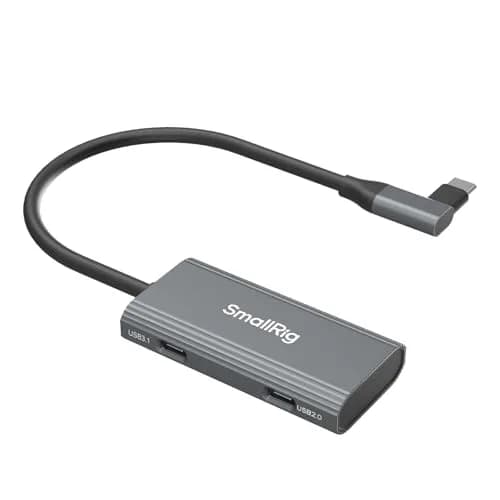 SmallRig 4-in-1 USB-C Hub with Cold Shoe Mount | PD 100W, 4 Ports, Compact Design thumbnail 9