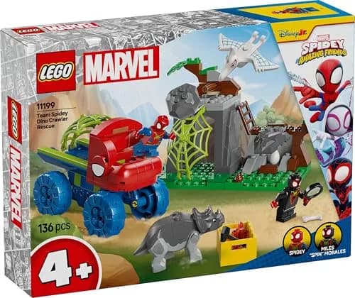 LEGO Marvel Toy Spidy & Wow Friends: Kyoryu's Truck Rescue | Educational Building Set for Kids 4+ thumbnail 4