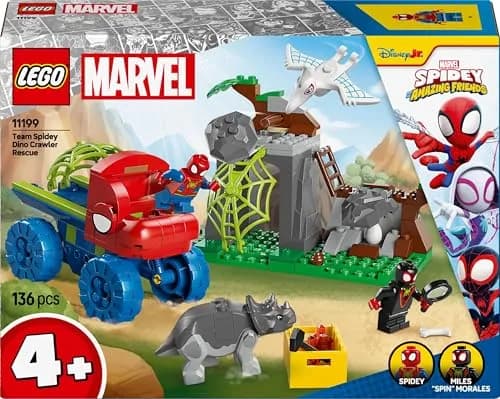 LEGO Marvel Toy Spidy & Wow Friends: Kyoryu's Truck Rescue | Educational Building Set for Kids 4+ thumbnail 5