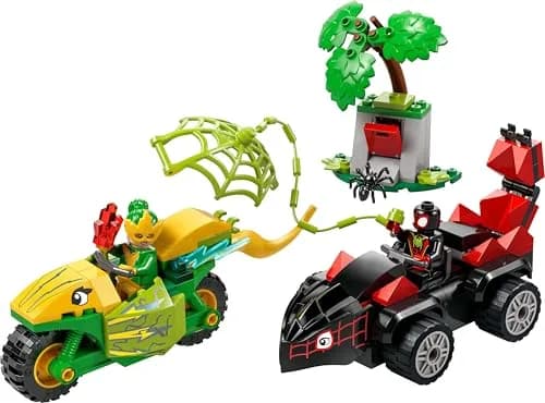 LEGO Marvel Spidy and the Amazing Amateur Car Chase Toy 124 pcs | Educational Car Chase Blocks for Kids 4-6 thumbnail 4