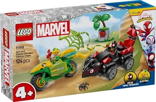LEGO Marvel Spidy and the Amazing Amateur Car Chase Toy 124 pcs | Educational Car Chase Blocks for Kids 4-6 thumbnail 6