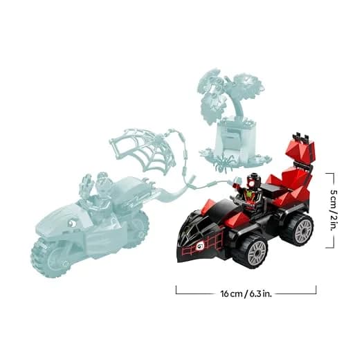 LEGO Marvel Spidy and the Amazing Amateur Car Chase Toy 124 pcs | Educational Car Chase Blocks for Kids 4-6 thumbnail 3