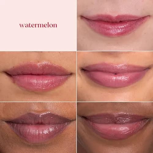 Burt's Bees Lip Shimmer Watermelon | Moisturizing Lip Balm Stick with Natural Glow & Buildable Color thumbnail 5