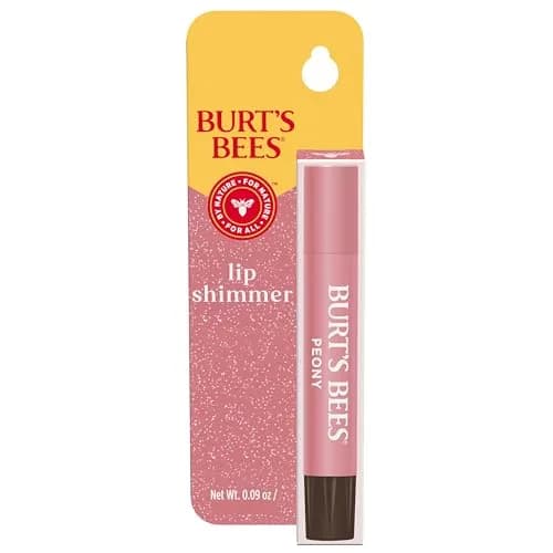 Burt's Bees Shimmer Lip Tint Peony | Moisturizing Lip Balm Stick with Natural Glow & Buildable Color thumbnail 1