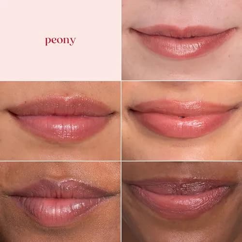 Burt's Bees Shimmer Lip Tint Peony | Moisturizing Lip Balm Stick with Natural Glow & Buildable Color thumbnail 5
