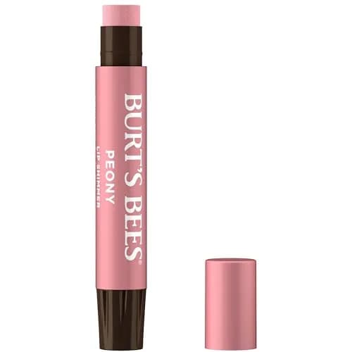Burt's Bees Shimmer Lip Tint Peony | Moisturizing Lip Balm Stick with Natural Glow & Buildable Color thumbnail 2