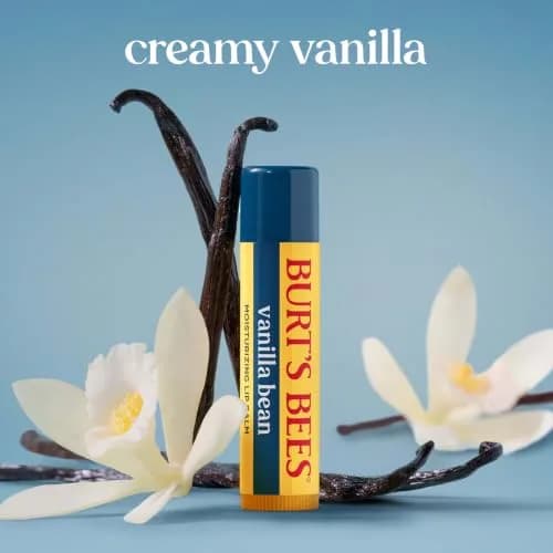 Burt's Bees Lip Balm, Vanilla Bean, 0.15 oz | Natural Conditioning Moisturizer thumbnail 3