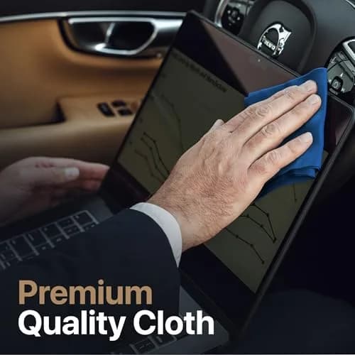 Kuzy Microfiber Screen Cleaner & Keyboard Protector for MacBook 14" & Air 13" Navy Blue | Scratch-Free & Anti-Imprint thumbnail 3
