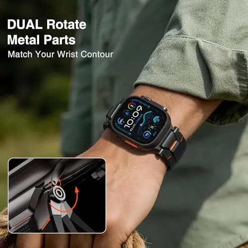 ULTIMAL Watch Band for Apple Watch Ultra 49mm | Sweat-Resistant TPU Strap, Secure Fit, Easy Swap (70-120 chars) thumbnail 5