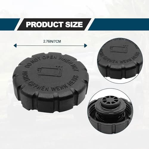 RBOKO Car Radiator Coolant Reservoir Tank Cap Compatible with Mercedes-Benz & Chrysler 0.06kg | OEM Replacement thumbnail 2