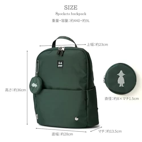 Moomin Women's Minimal Backpack Beige | Compact, Stylish & Functional for Daily Use thumbnail 9
