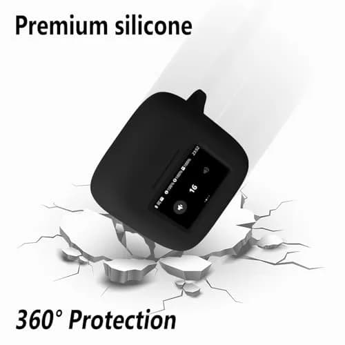 Geiomoo Black Silicone Case for JBL Tour Pro 3 with Carabiner | Protective Earbud Cover thumbnail 4