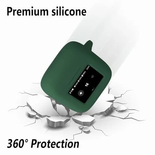 Geiomoo Emerald Green Silicone Case for JBL Tour Pro 3 Earbuds | Protective Cover with Carabiner thumbnail 4