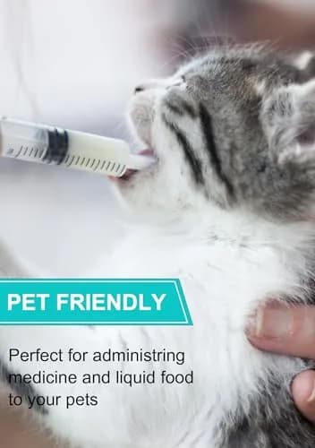 ginallt 5mL Luer Lock Syringes without Needle - Sterile Syringe with Cap, 10 Pack | Precise Liquid Dispensing for Labs & Pets thumbnail 8