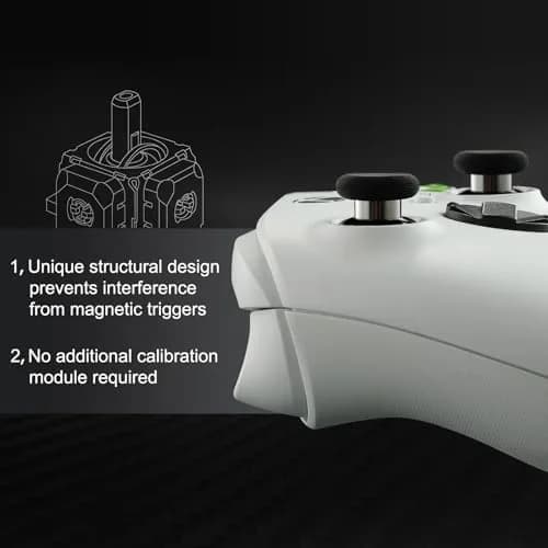 GuliKit TMR Joysticks Replacement for DualSense PS5 / PS5 Edge Controller with KK Ring Caps thumbnail 4