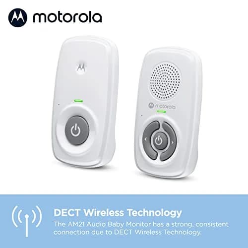 Motorola Nursery AM21 Audio Baby Monitor, No WiFi, 1000 ft Range, DECT, Cry Detection, Portable Parent Unit | Secure Audio Monitoring thumbnail 5