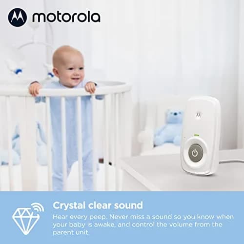 Motorola Nursery AM21 Audio Baby Monitor, No WiFi, 1000 ft Range, DECT, Cry Detection, Portable Parent Unit | Secure Audio Monitoring thumbnail 6