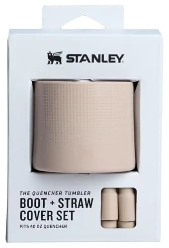 STANLEY Quencher Boot and Straw Cover Set for 40 oz Tumbler | Sand | 118ml (4 Fl Oz) Capacity thumbnail 1