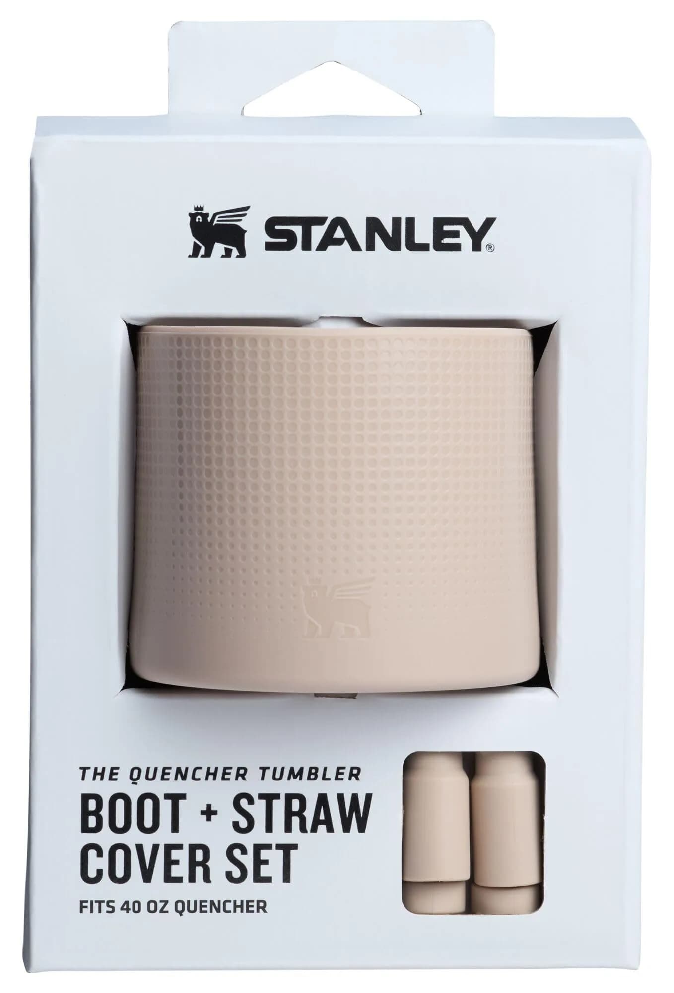 STANLEY Quencher Boot and Straw Cover Set for 40 oz Tumbler | Sand | 118ml (4 Fl Oz) Capacity - main product image