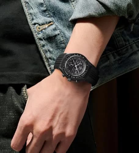 REBANDACE Silicone Strap for Moonswatch 20mm | No-Gap Curved Replacement for Omega Swatch Moonwatch thumbnail 2