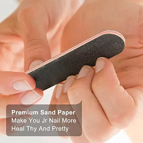 RedFlow Nail Buffer Set 52 Pack | Double Sided 100/180 Grit for Home & Salon Use thumbnail 7