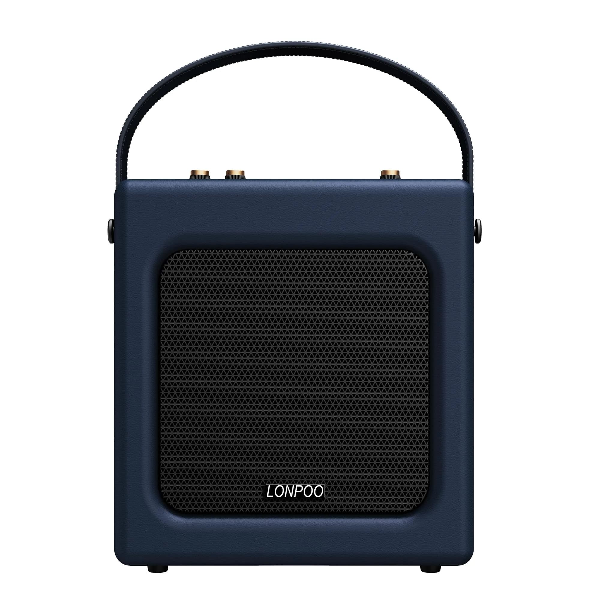 LONPOO Portable Karaoke Machine LP-H01 Navy Blue with Bluetooth & USB Playback | 20 Watts RMS - main product image