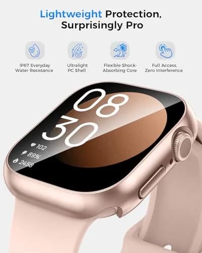 Goton IP67 Waterproof Case with Glass for Apple Watch Series 11/10 46mm | Waterproof & Scratch-Resistant thumbnail 4
