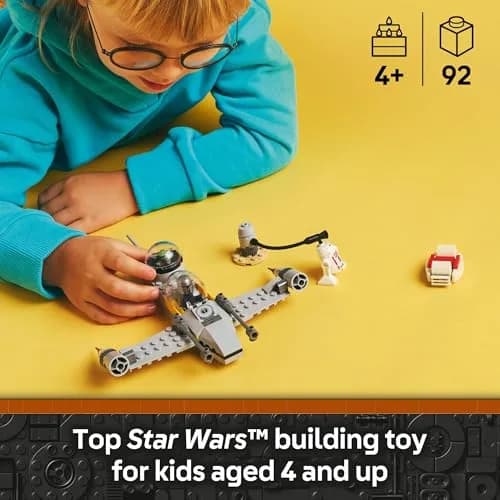LEGO Star Wars: The Mandalorian Mando and Grogu's N-1 Starfighter Set | Toddler Building Toy for Kids 4+ thumbnail 2