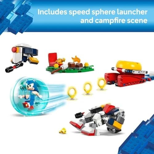 LEGO Sonic the Hedgehog Sonic’s Campfire Clash | Fun Buildable Playset for Kids 7+ thumbnail 3