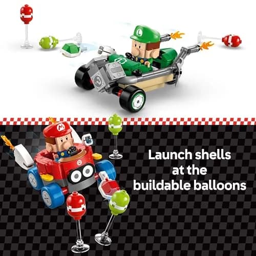 LEGO Super Mario Mario Kart Baby Mario vs Baby Luigi Set | Collectible Toy Building Set for Kids 8+ thumbnail 5