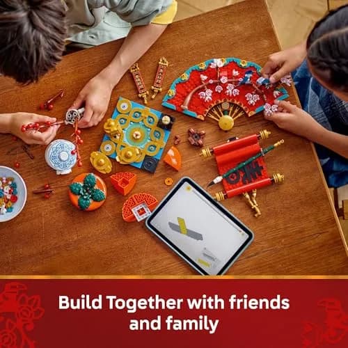 LEGO Spring Festival Good Fortune Building Toy 1021 Pieces | Educational Cultural Gift for Ages 9+ thumbnail 6