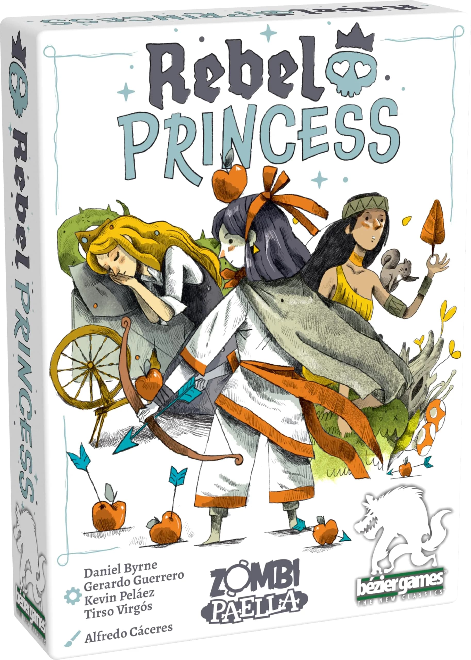 Bezier Games Rebel Princess Standard Edition | Fairy Tale Strategy Card Game for Kids & Adults — 10 cm x 2 cm x 1.27 cm