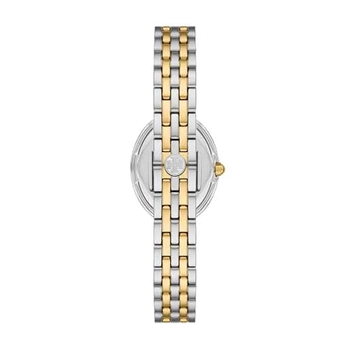 Tory Burch Women's Oval Two-Tone Stainless Steel Bracelet Watch (Model: TBW6033) | Elegant, feminine design for daily or formal wear thumbnail 3
