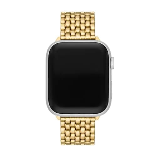Tory Burch Women's Eleanor Gold-Tone Stainless Steel Band for Apple Watch® (Model: TBS0103E) | Elegant Gold Bracelet for Daily Wear thumbnail 3