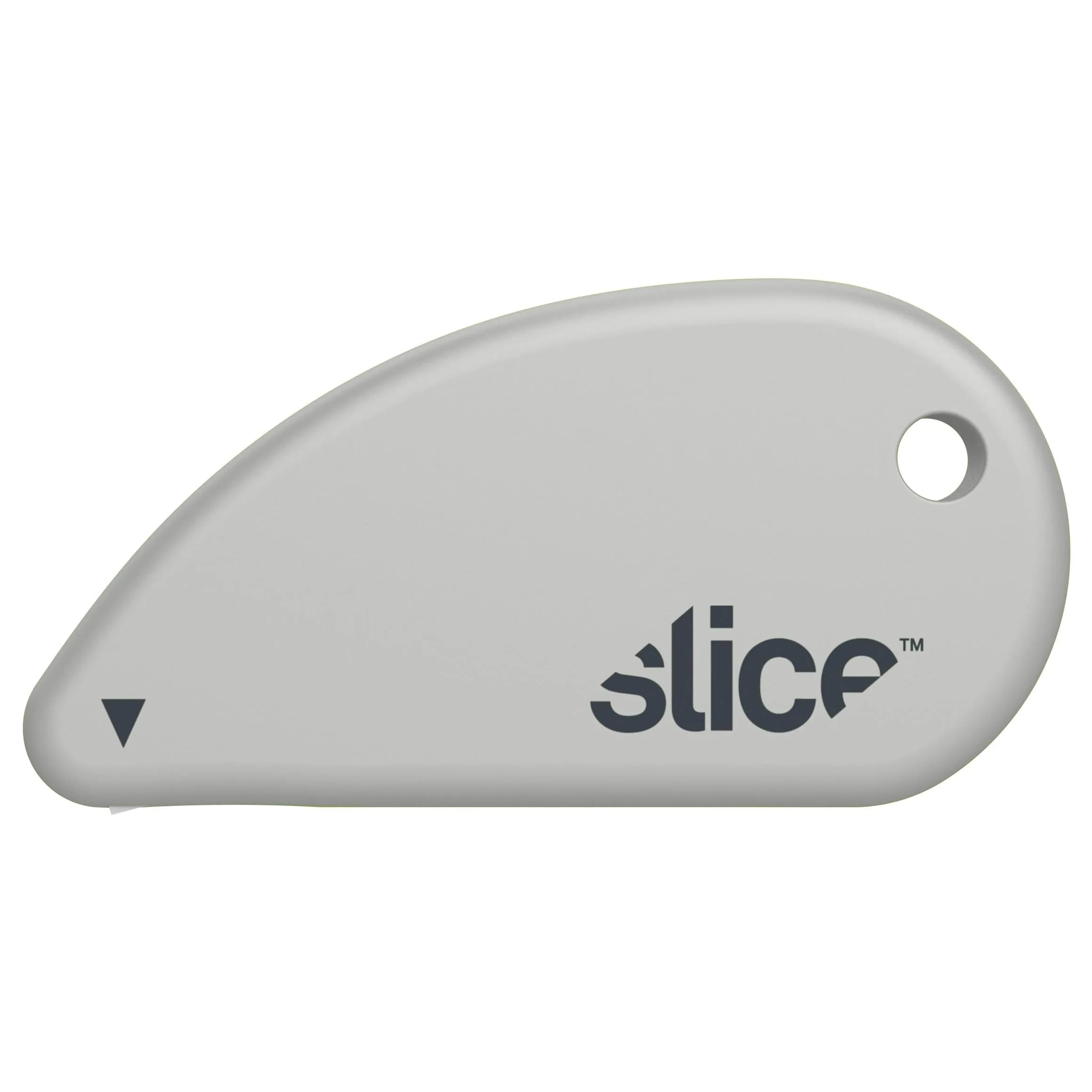Slice 00100 Earth White Ceramic Blade Safety Cutter, 1 Pack | Keychain Ready Box Opener - main product image