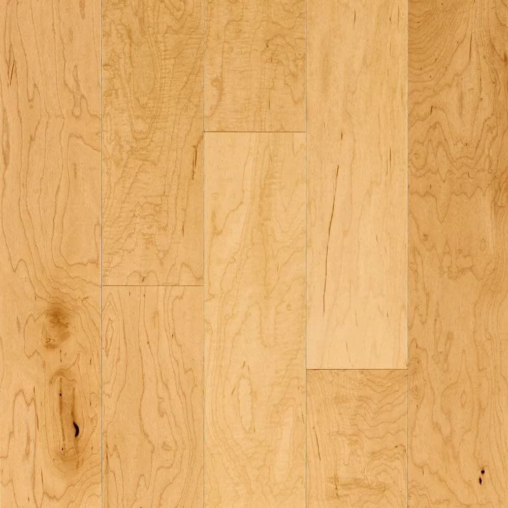Bruce Sample Natural Statement Click-Lock Engineered Hardwood Flooring | 5in Wide, Natural Maple