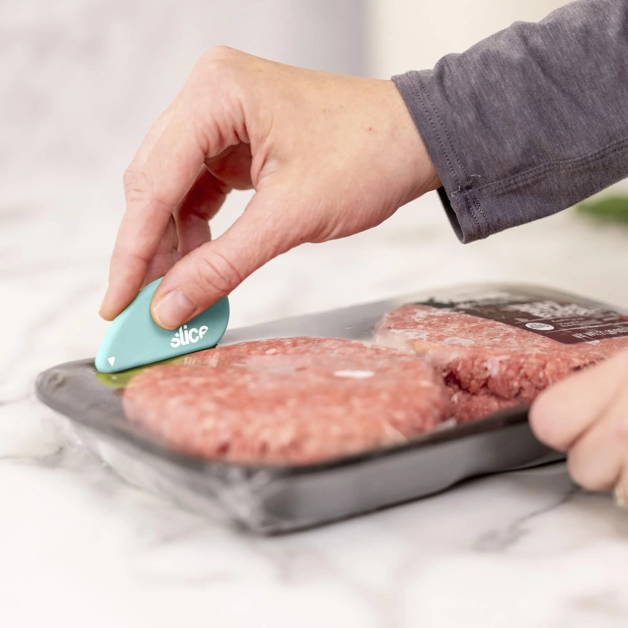Slice 00100 Ceramic Blade Safety Cutter, Mint, 1 Pack | Keychain Ready, Opens Packaging - view 4