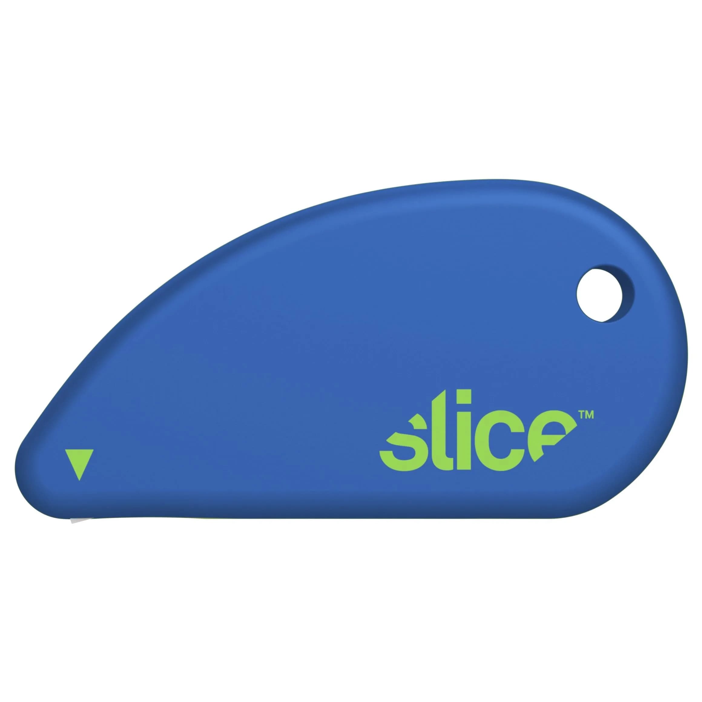 Slice 00100 Blue Ceramic Blade Safety Cutter, 1 Pack | Keychain Ready Box Opener - main product image