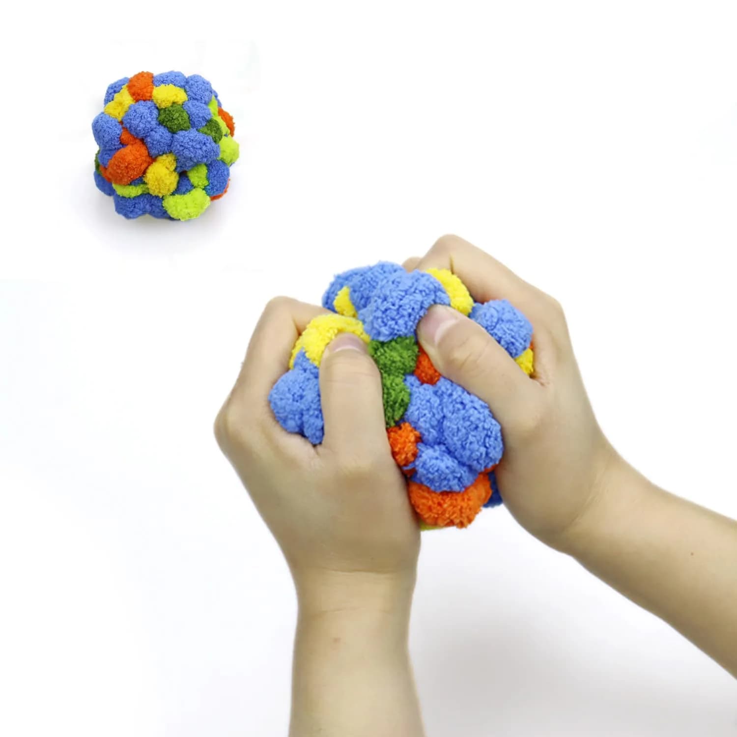 welsoon Squeeze Toy for Alzheimer Dementia Patients 4 inches | Sensory & Anxiety Relief — Multicolor