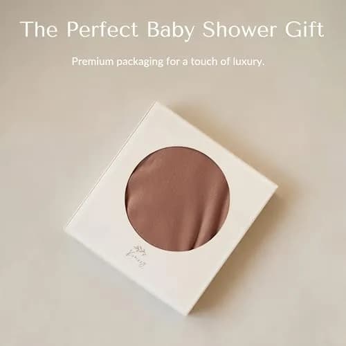 Konssy Rayon Made from Bamboo Nursing Cover Chestnut | Soft, Breathable, Stretchy Poncho for Discreet Breastfeeding thumbnail 7