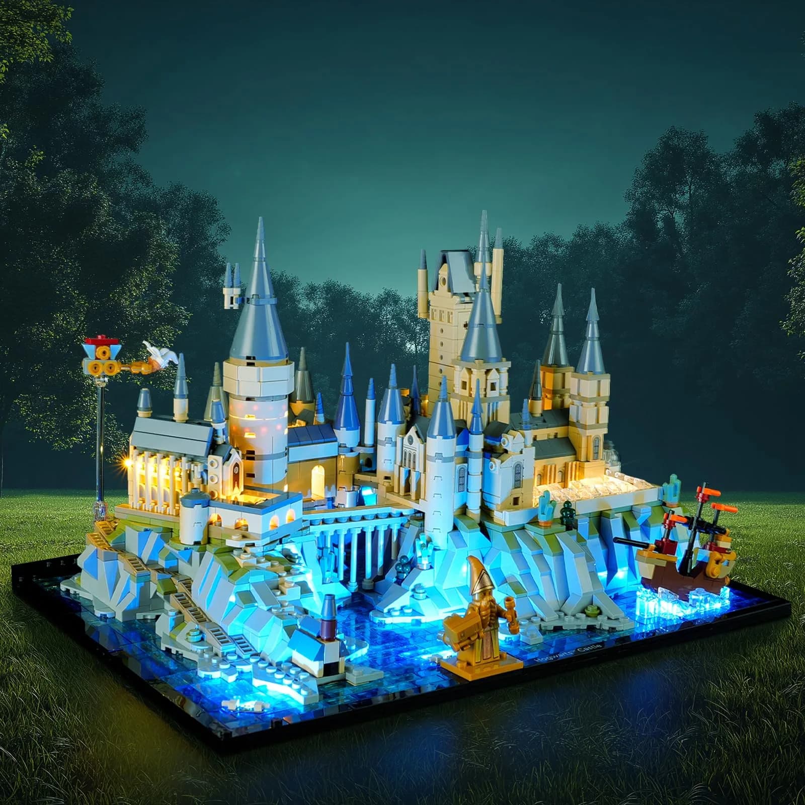 BRIKSMAX Light Kit Designed for LEGO Hogwarts Castle and Grounds | Vibrant LED Effects, Easy Assembly, Safe Materials — Advanced Lighting