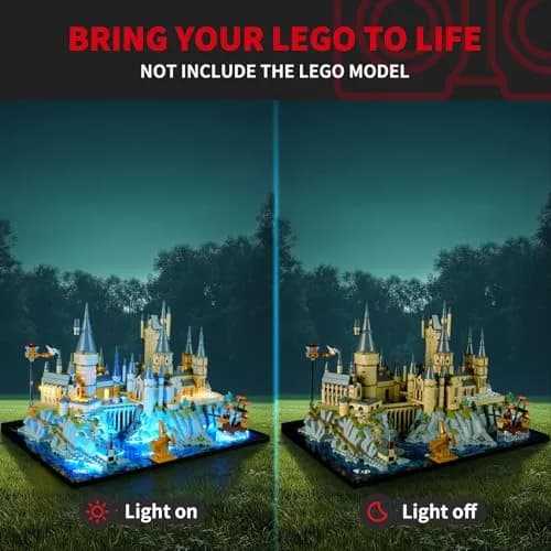 BRIKSMAX Light Kit Designed for LEGO Hogwarts Castle and Grounds | Vibrant LED Effects, Easy Assembly, Safe Materials thumbnail 2