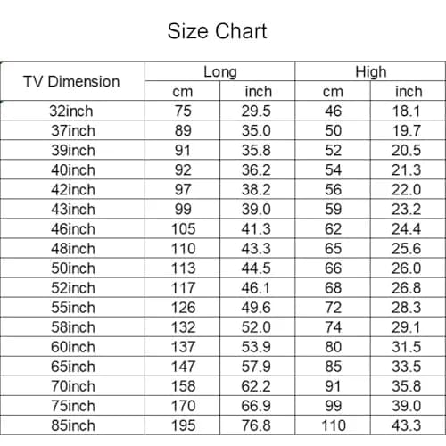 Jonscart Indoor Elastic TV Screen Dust Proof Cover 65 inches | Stretchable Fabric Easy to Use thumbnail 4