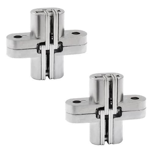 Rierdge 43.5 mm Hidden Hinge | Stainless Steel, 2pcs | Fully Invisible for Cabinets & DIY Projects thumbnail 5